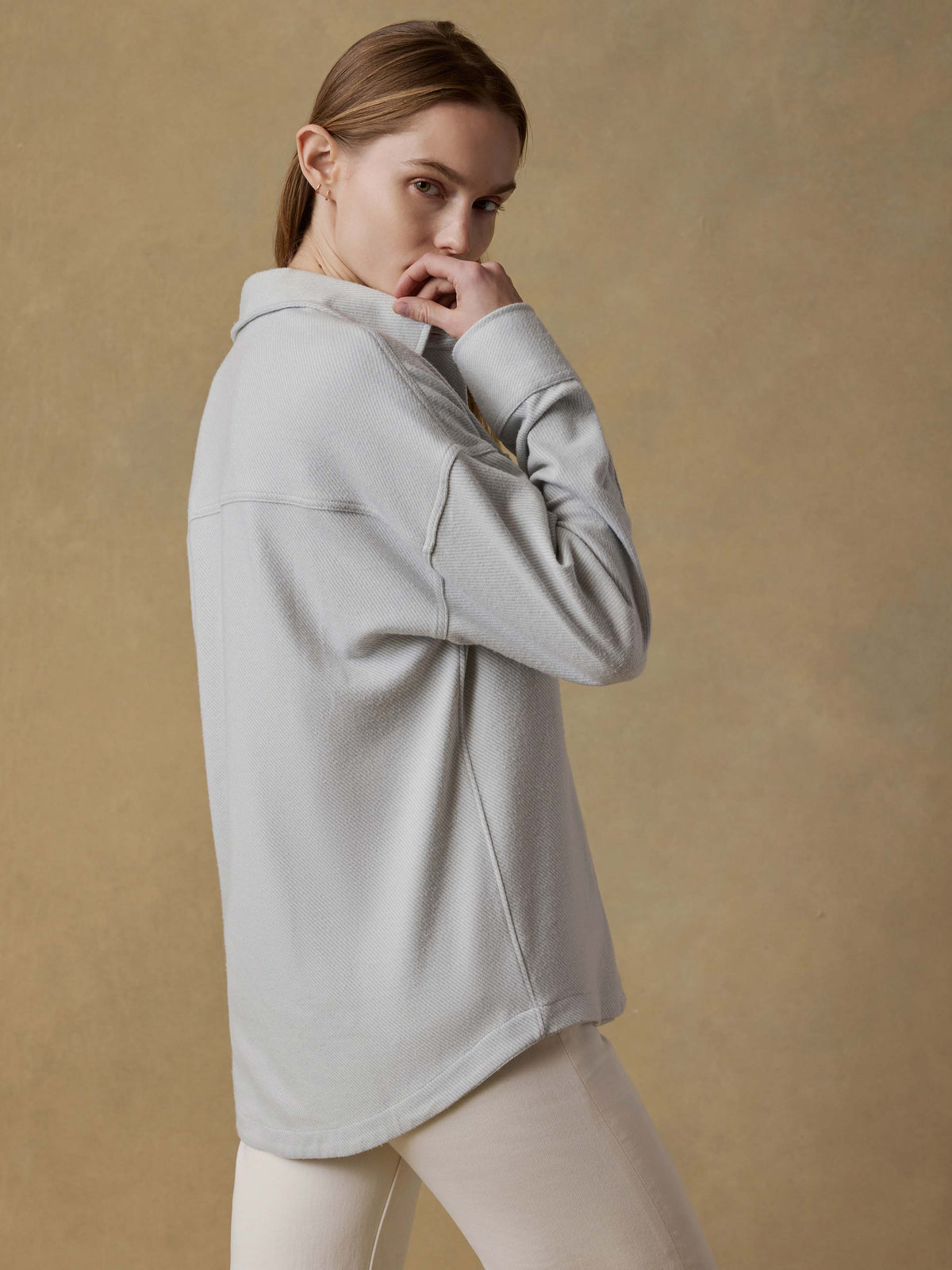 Legend Sweater Overshirt - Rain Cloud Twill