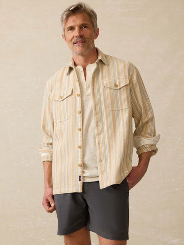 Vista Overshirt - Golden Hour Stripe
