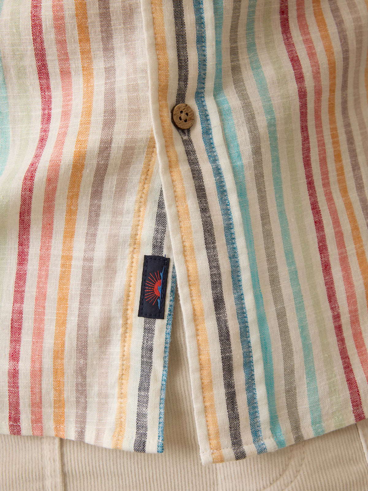Short-Sleeve Breeze Shirt - Bay Reef Stripe