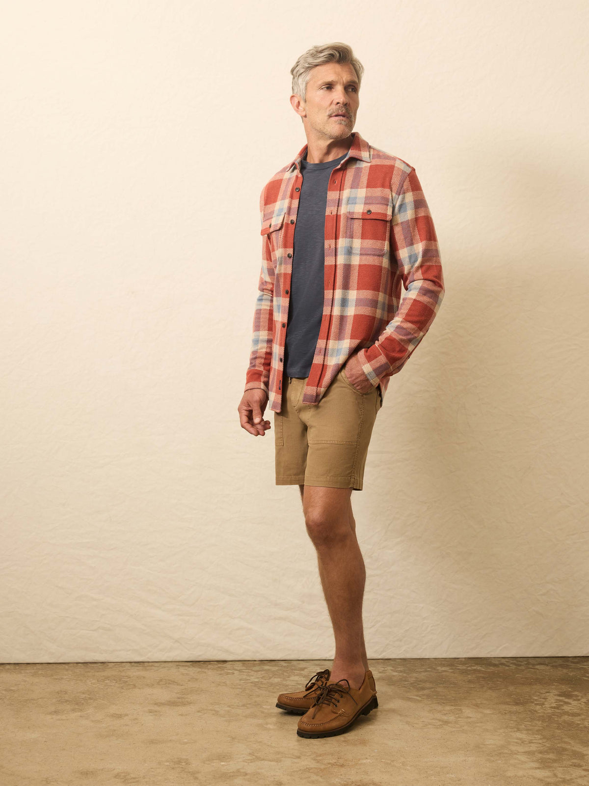 Legend Sweater Shirt - Copper Falls Plaid
