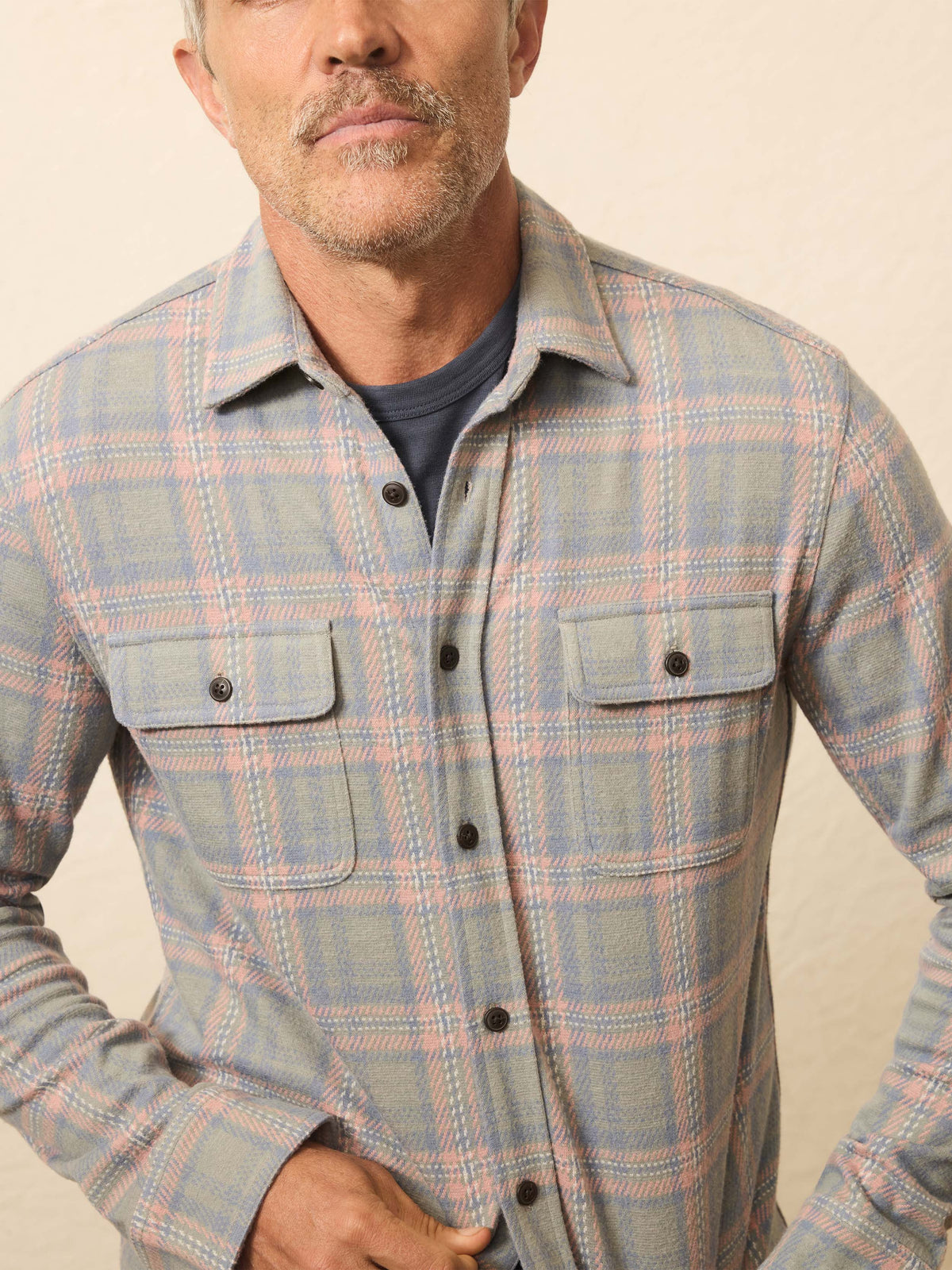 Legend Sweater Shirt - Forest Rose Plaid