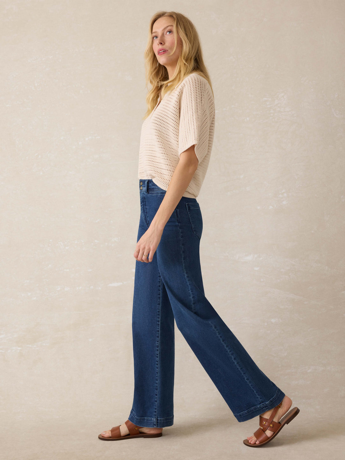 Stretch Terry Harbor Pant - Creekstone Wash