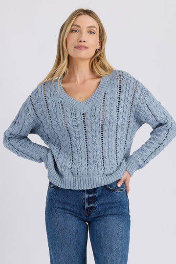 CAL V NECK PULLOVER