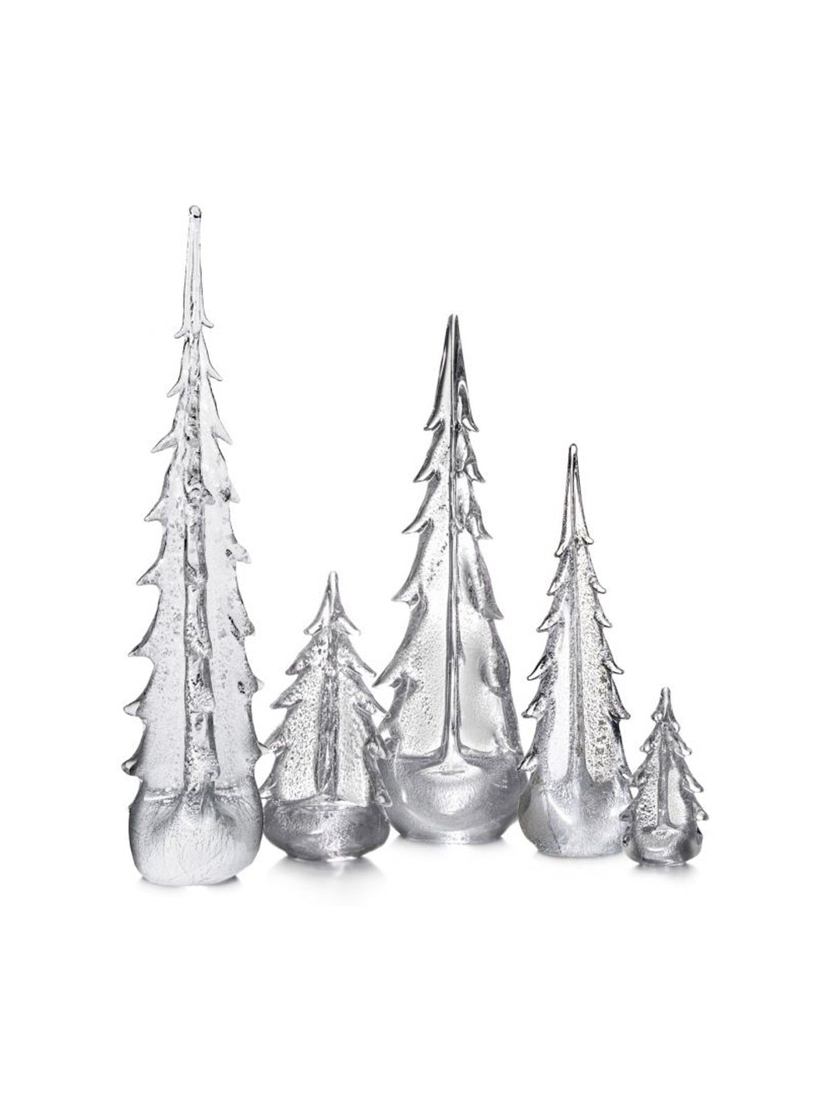 Simon Pearce Silver Leaf Evergreen