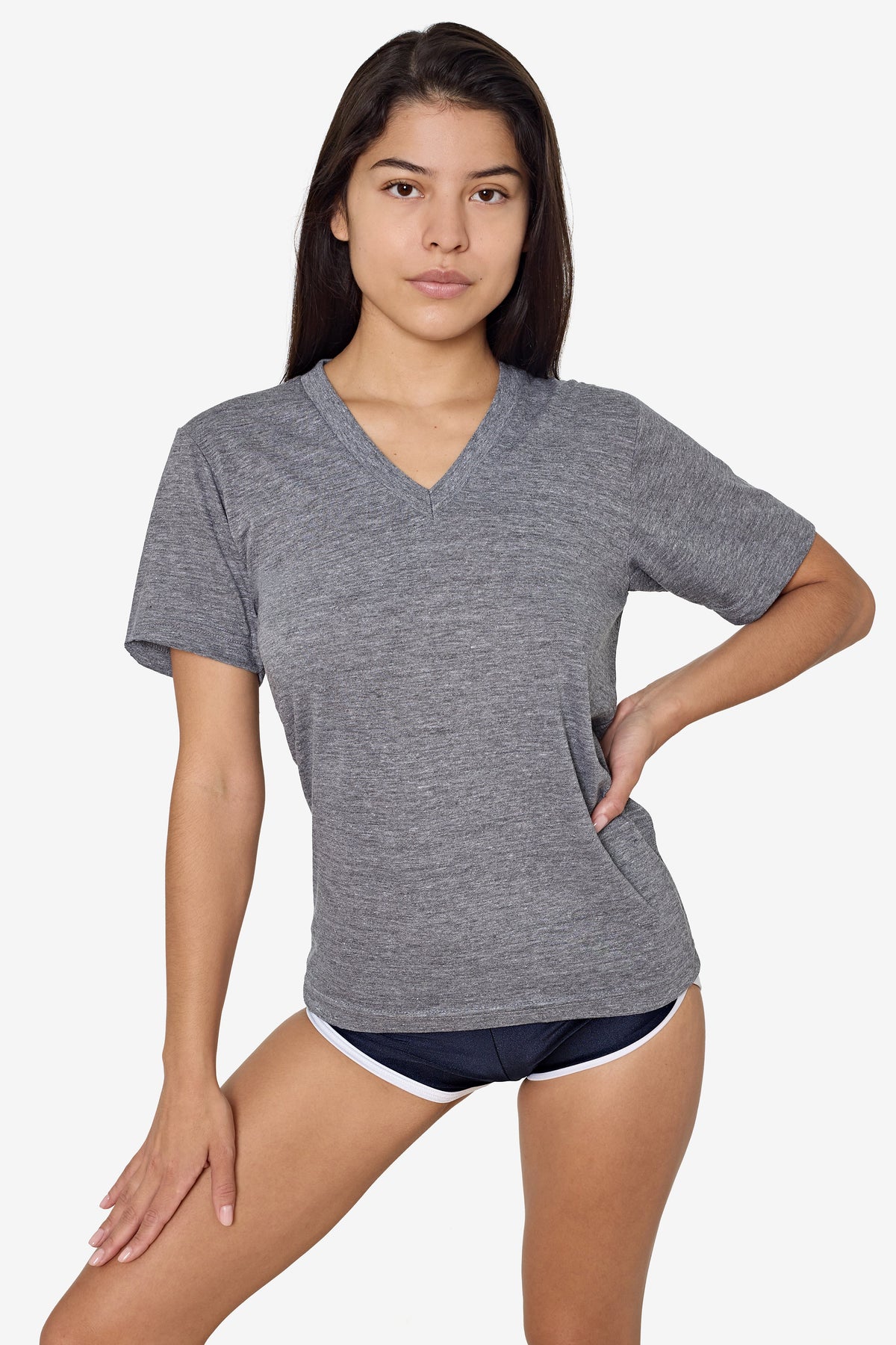 TR61 - 3.7oz Short Sleeve Tri-Blend V-Neck