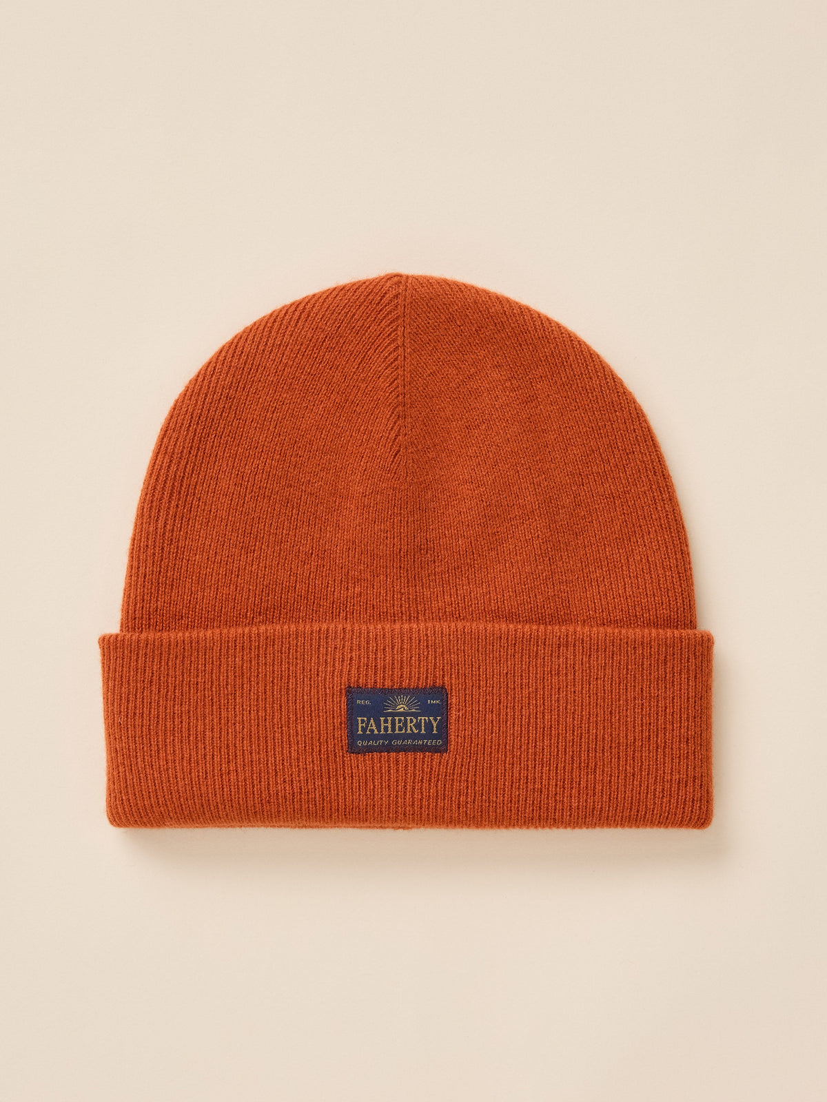 Essential Merino Beanie - Mountain Orange