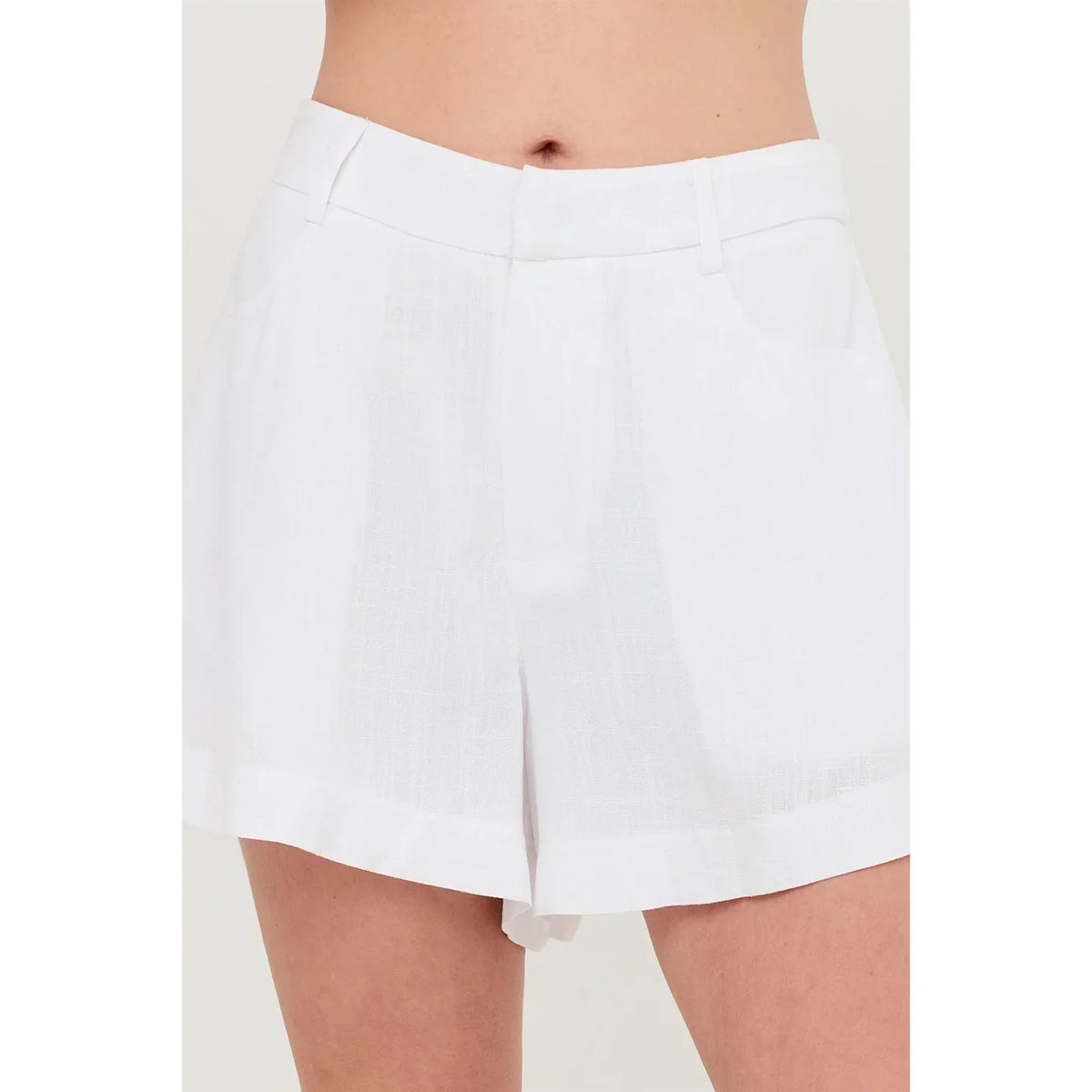 HIGH-WAISTED SHORTS