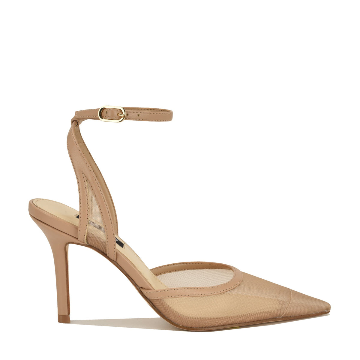 Gullia Mesh Ankle Strap Pumps