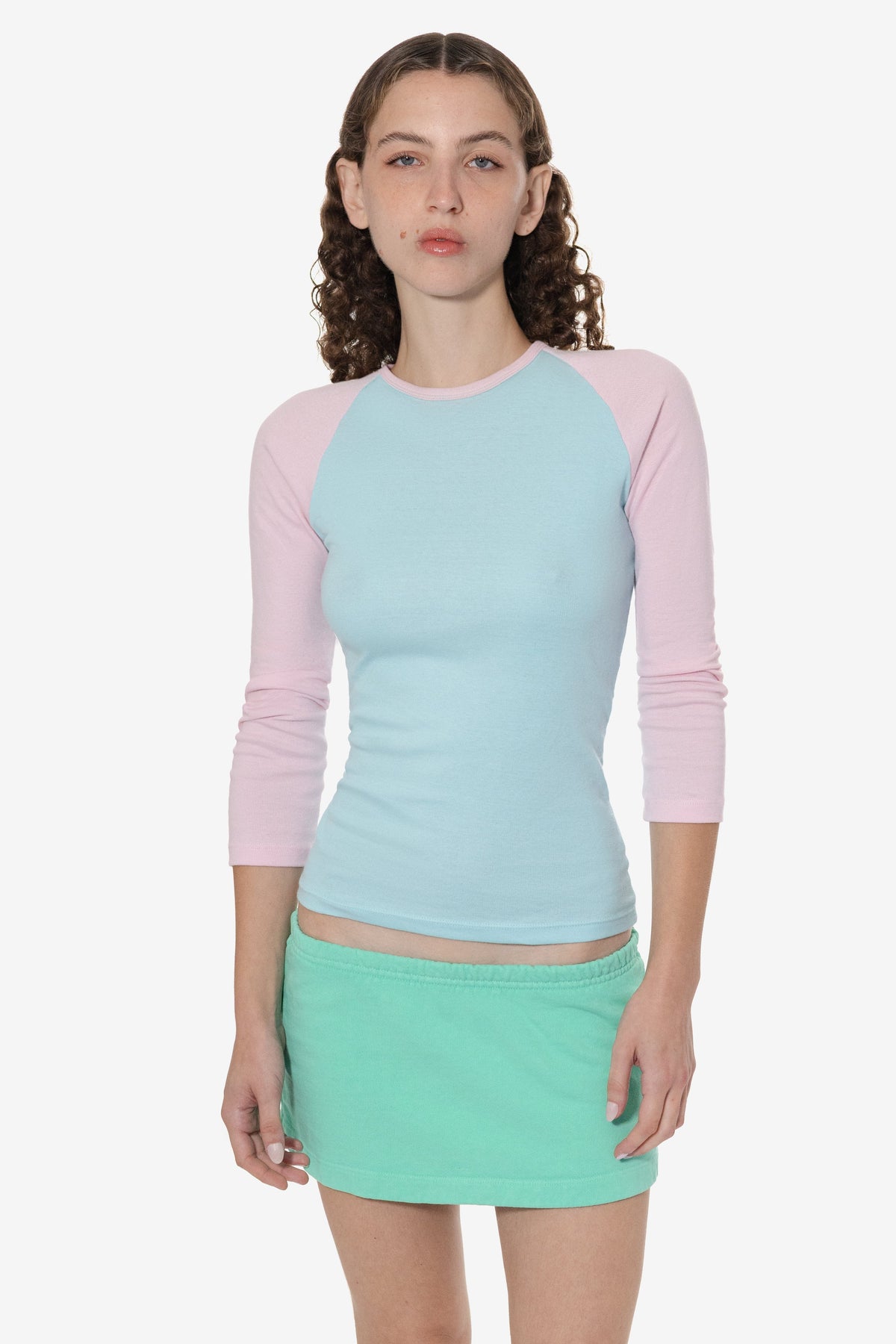 43053 - Baby Rib Long Sleeve Raglan
