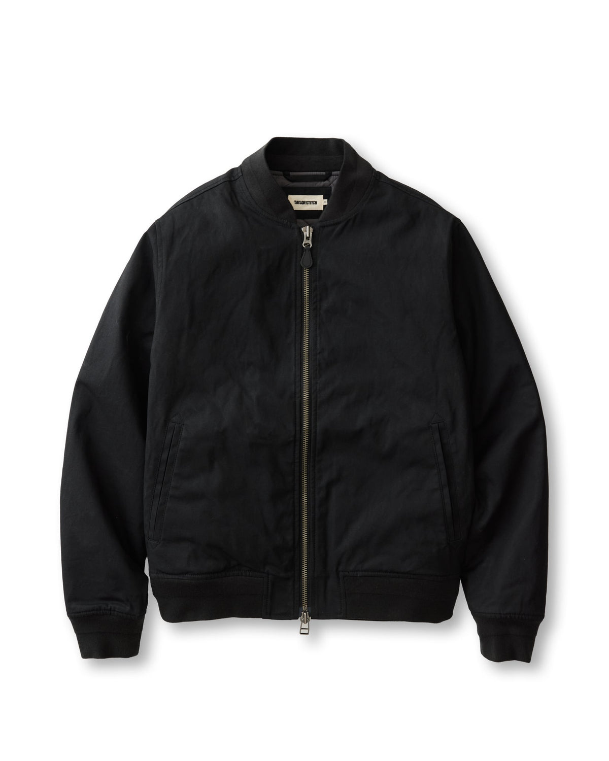 The Insulated Bomber Jacket in Coal Dry Wax