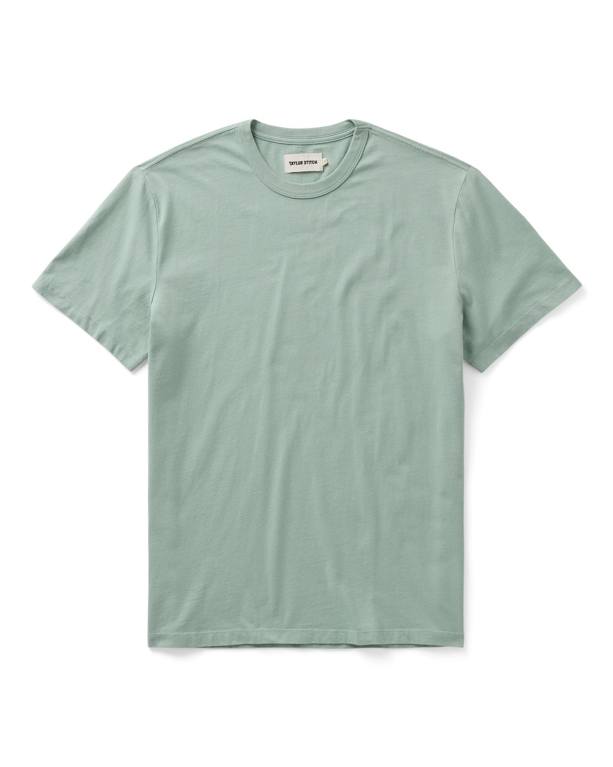 The Regenerative Cotton Tee in Faded Pine