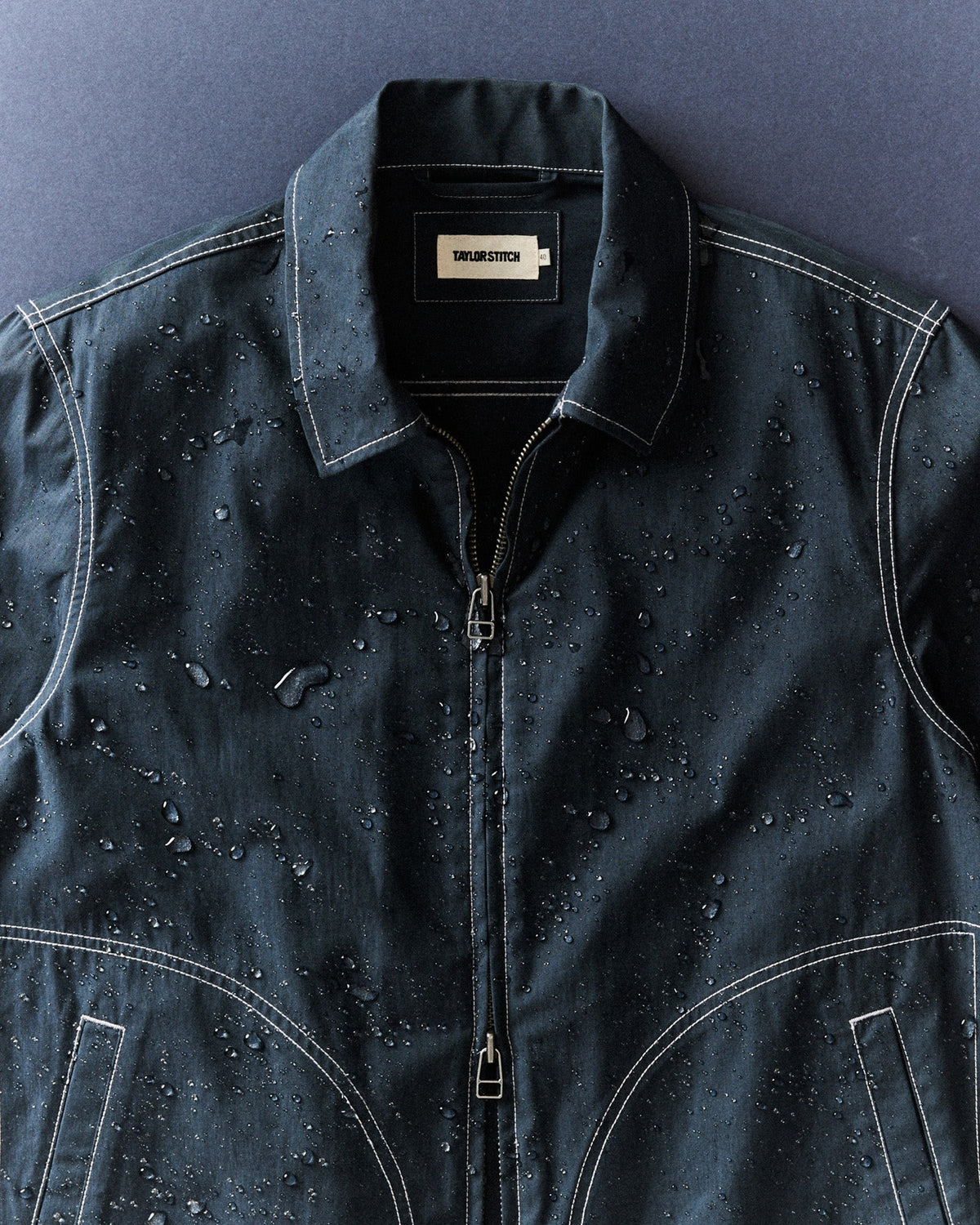 The Shore Jacket in Navy Twill