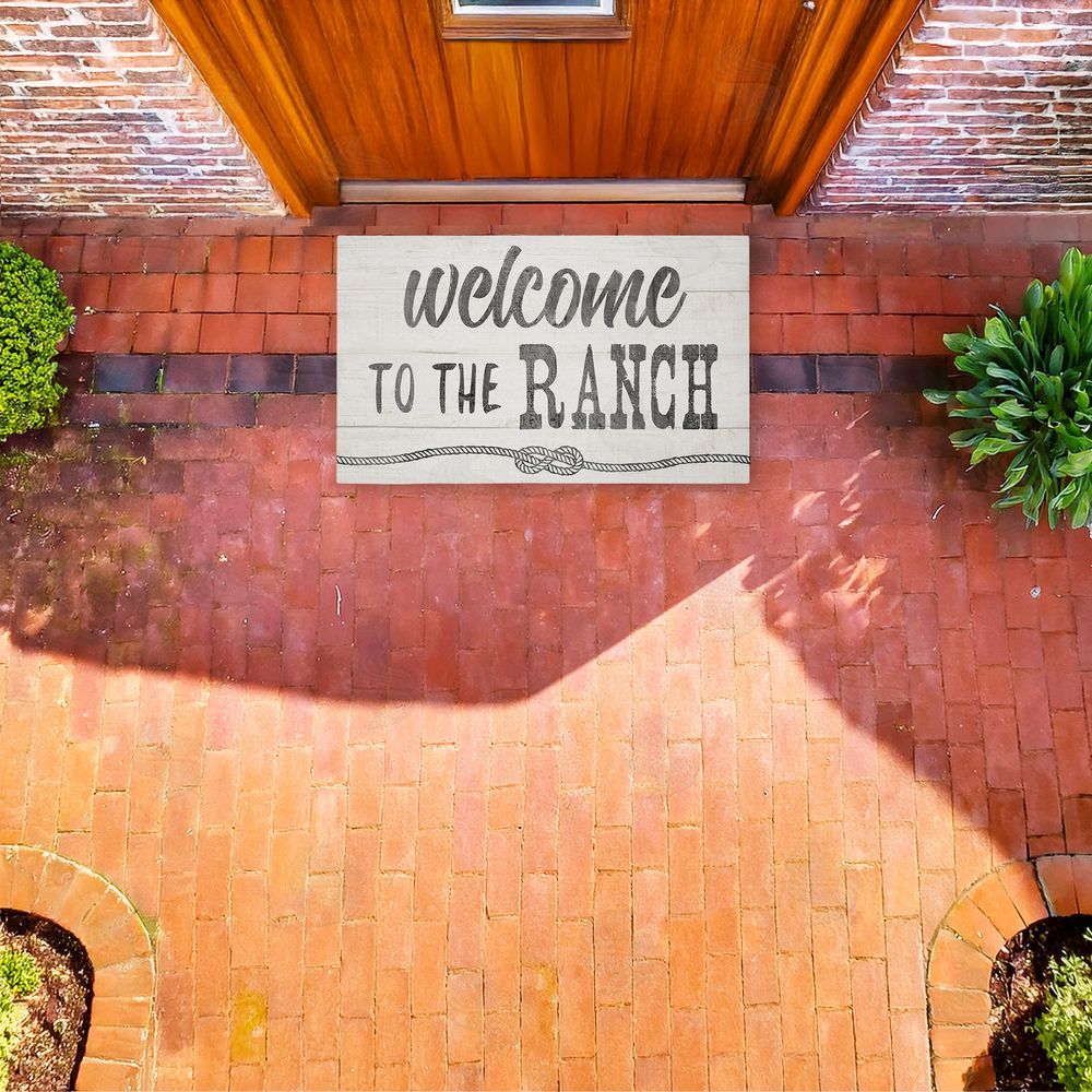 CAD Designs | Rustic Welcome Ranch Entry Non-Woven Door Mat