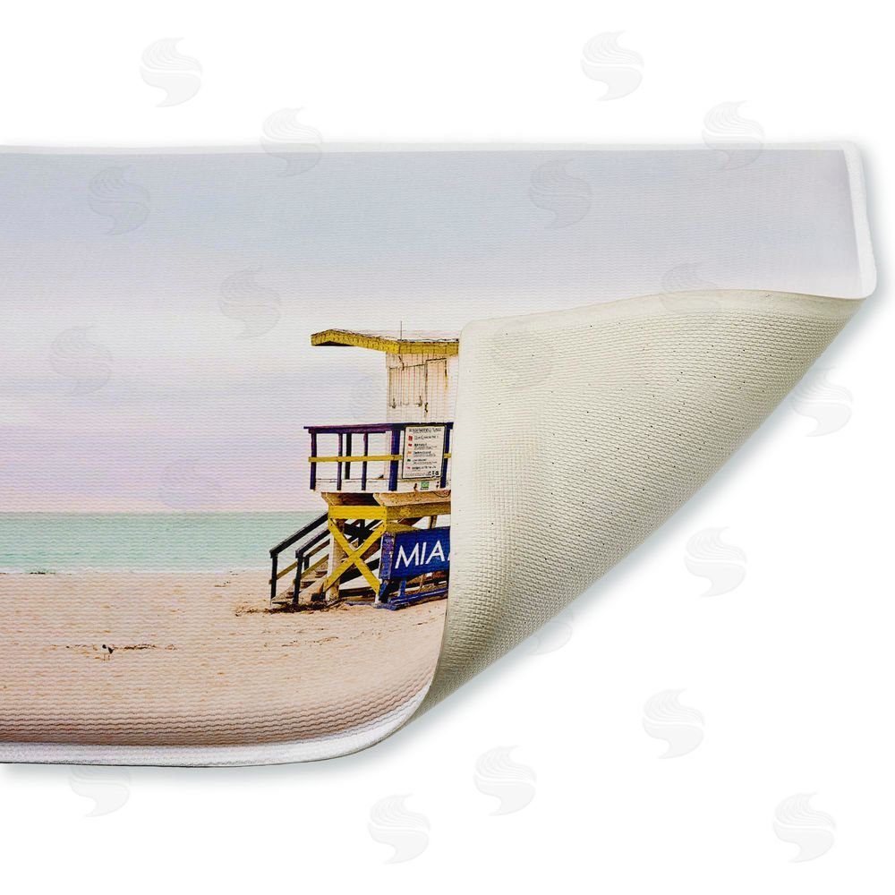 Seven Trees Design | Miami Beach Lifeguard Hut Plush Bath Mat