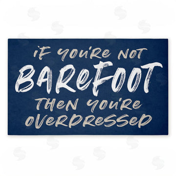 Lettered and Lined | Not Barefoot Then Overdressed Non-Woven Door Mat