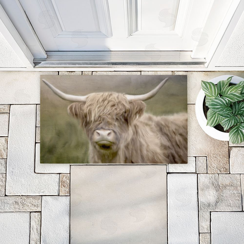 Kim Allen | Highland Cattle Dreams Non-Woven Door Mat