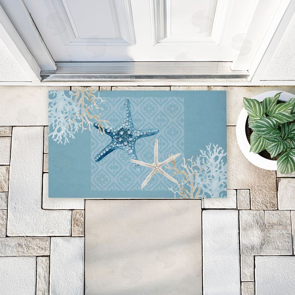 Kim Allen | Starfish Tours Nautical Pattern Non-Woven Door Mat