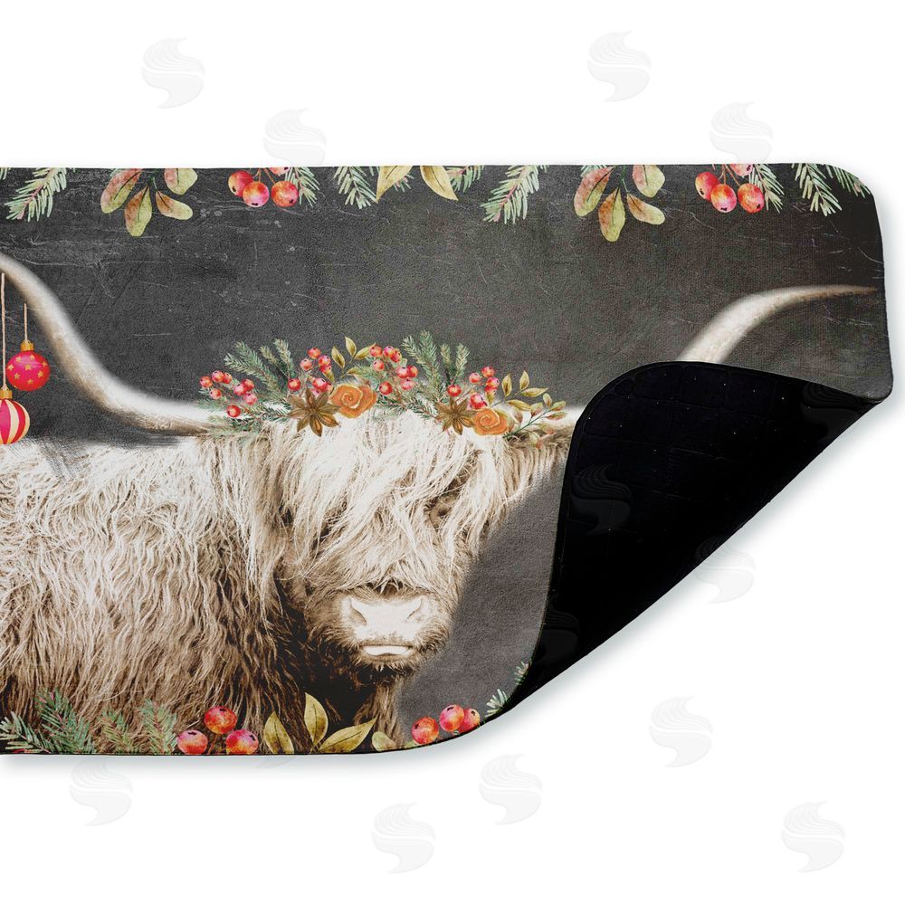 Kim Allen | Highland Christmas Cattle Anti-Fatigue Mat