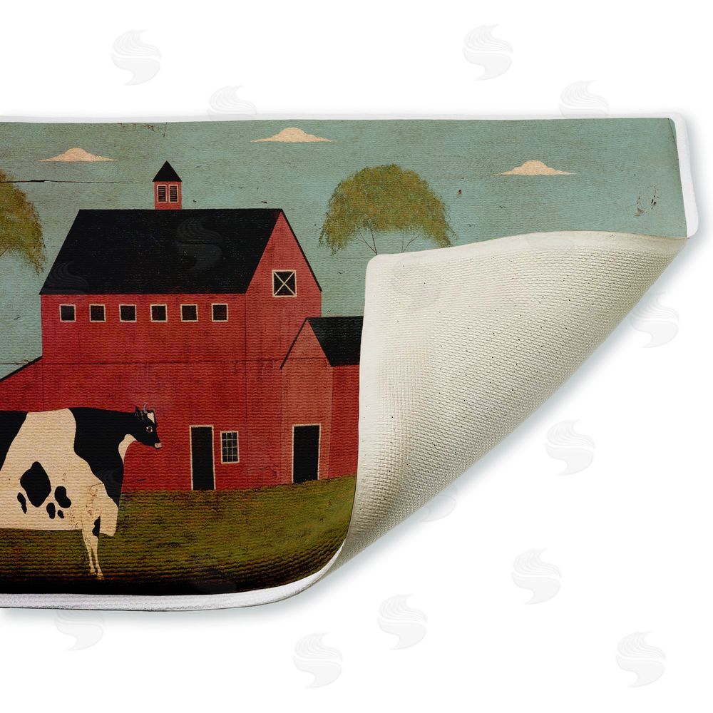 Warren Kimble | Nellies Barn Cow Plush Bath Mat