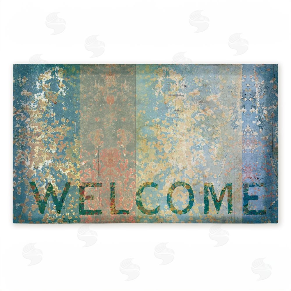Tim Coffey | Rustic Stripe Welcome Non-Woven Door Mat