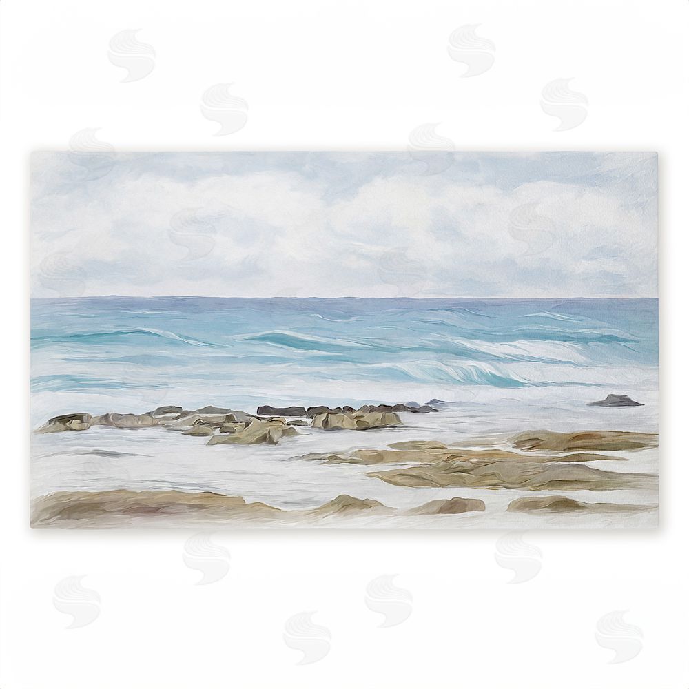Ramona Murdock | Wave Therapy Rocky Shore Non-Woven Door Mat