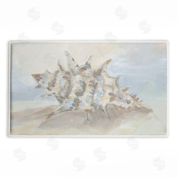 Jetty Home, LLC | Spiky Seashell on Shore Plush Bath Mat