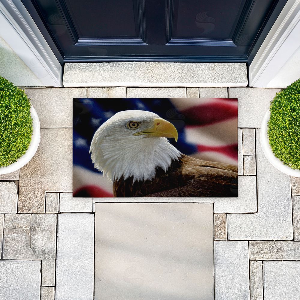 Collin Bogle | American Bald Eagle Non-Woven Door Mat