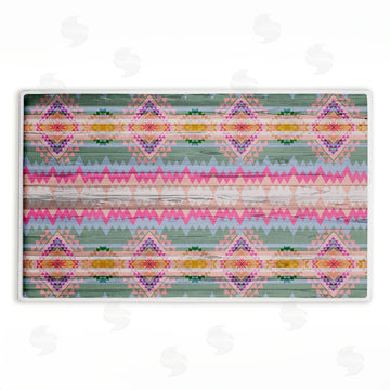 Jennifer Ellory | Bright Shabby Chic Boho Plush Bath Mat