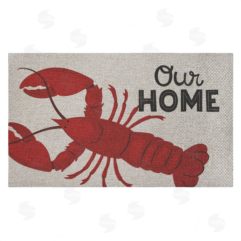 Gail Veillette | Our Home Lobster Faux Sisal Door Mat