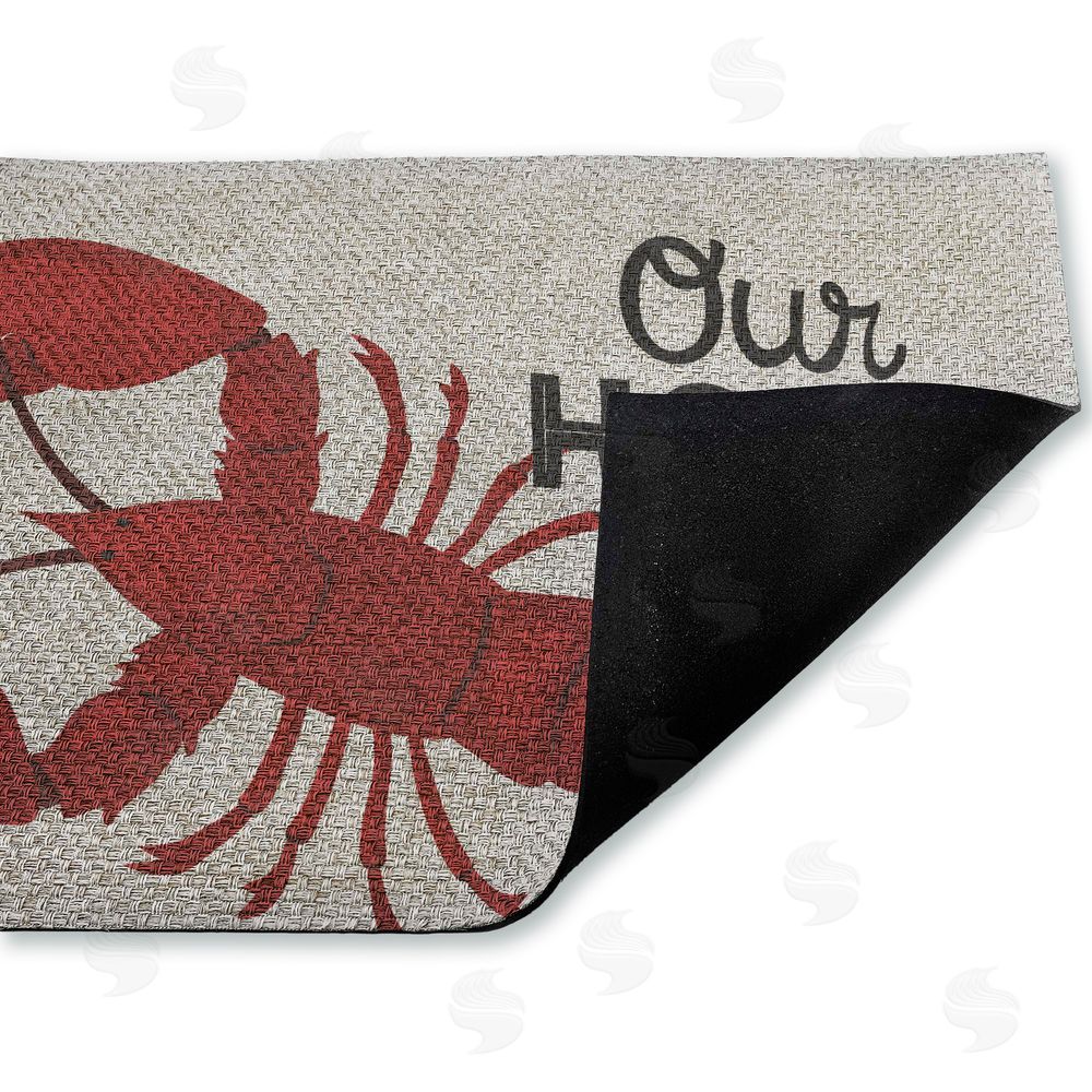 Gail Veillette | Our Home Lobster Faux Sisal Door Mat