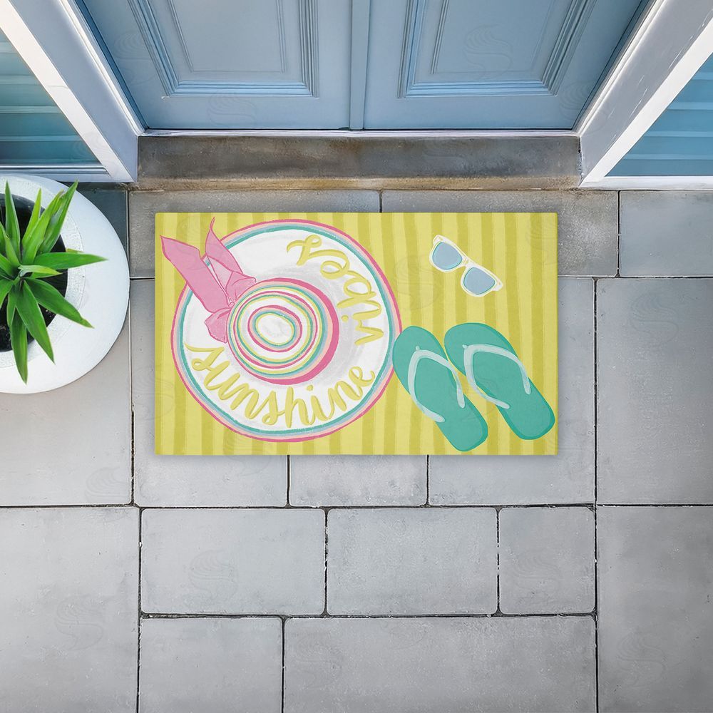 Amanda McGee | Endless Sunshine Vibes Non-Woven Door Mat