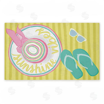 Amanda McGee | Endless Sunshine Vibes Non-Woven Door Mat
