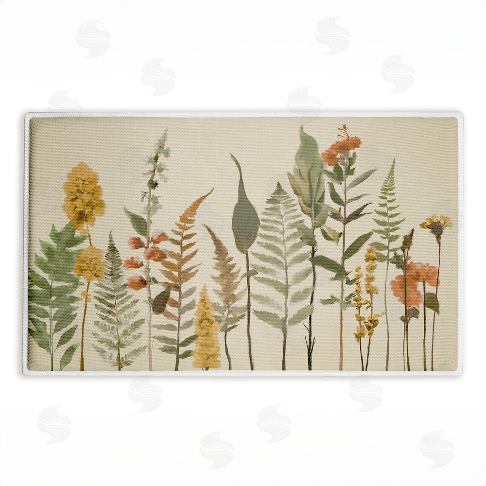 Elizabeth Medley | Simple Fall Botanics Plush Bath Mat