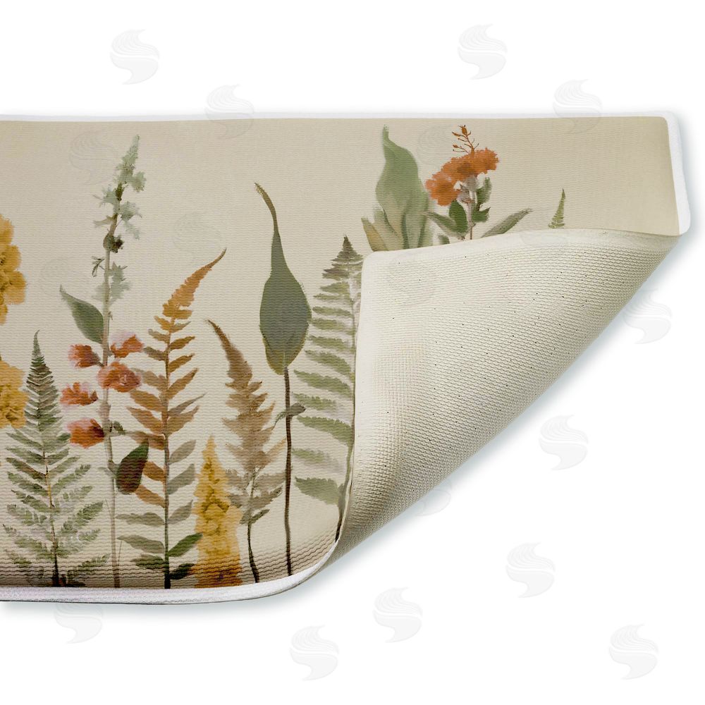 Elizabeth Medley | Simple Fall Botanics Plush Bath Mat