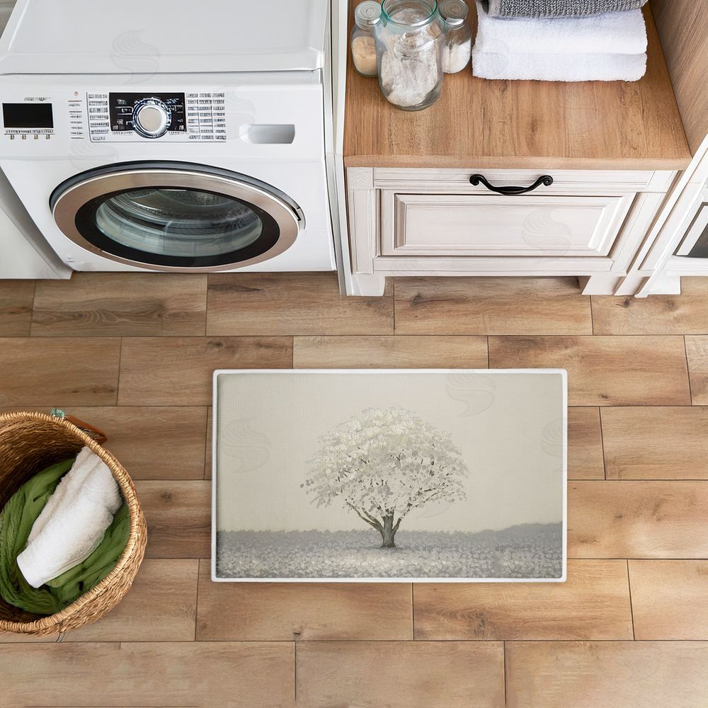 Michael Marcon | Neutral Radiance Tree Plush Bath Mat