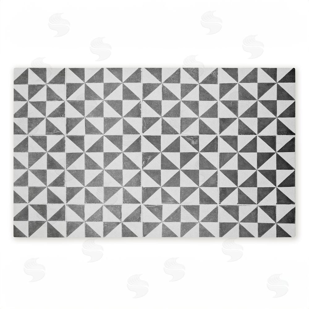Erin Marie | Mediterranean Squares Geometric Non-Woven Door Mat
