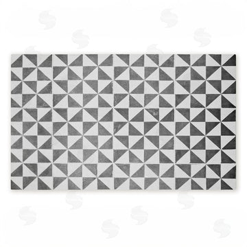 Erin Marie | Mediterranean Squares Geometric Non-Woven Door Mat