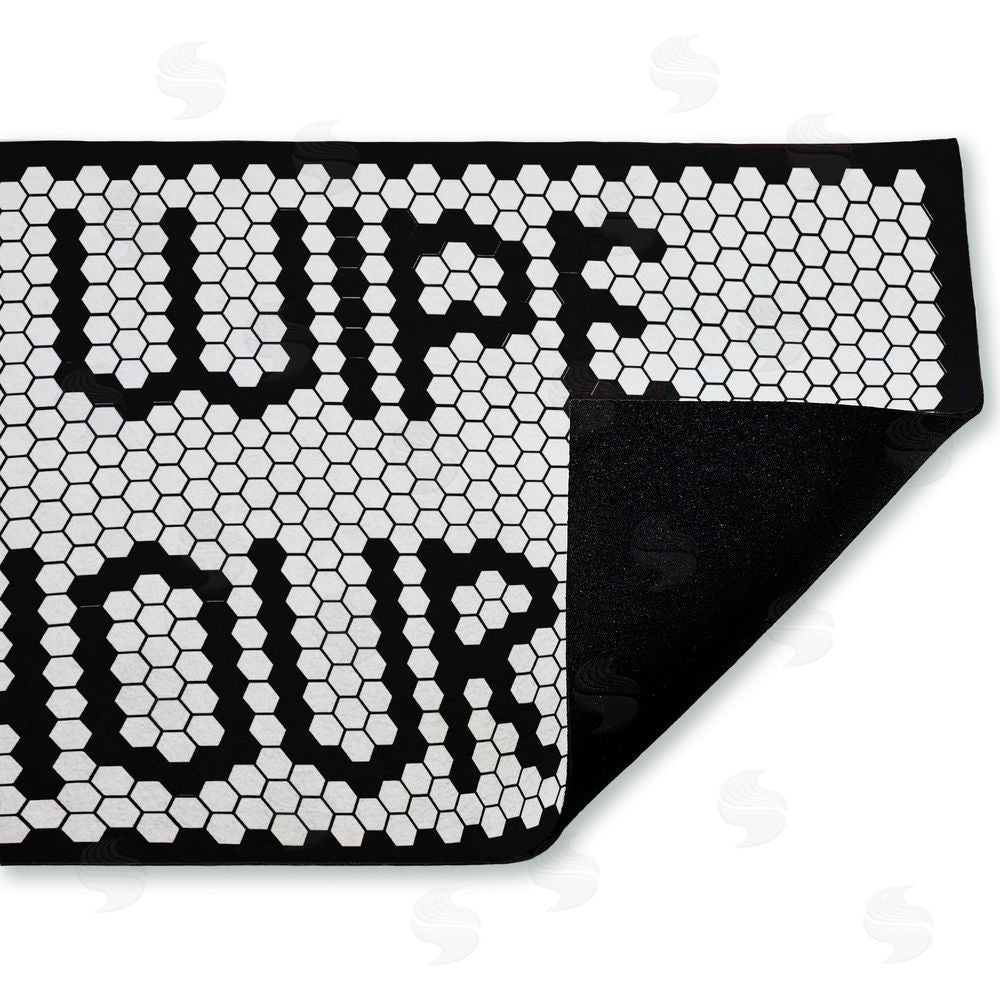 Elizabeth Medley | Wipe Your Paws Mosaic Pattern Non-Woven Door Mat
