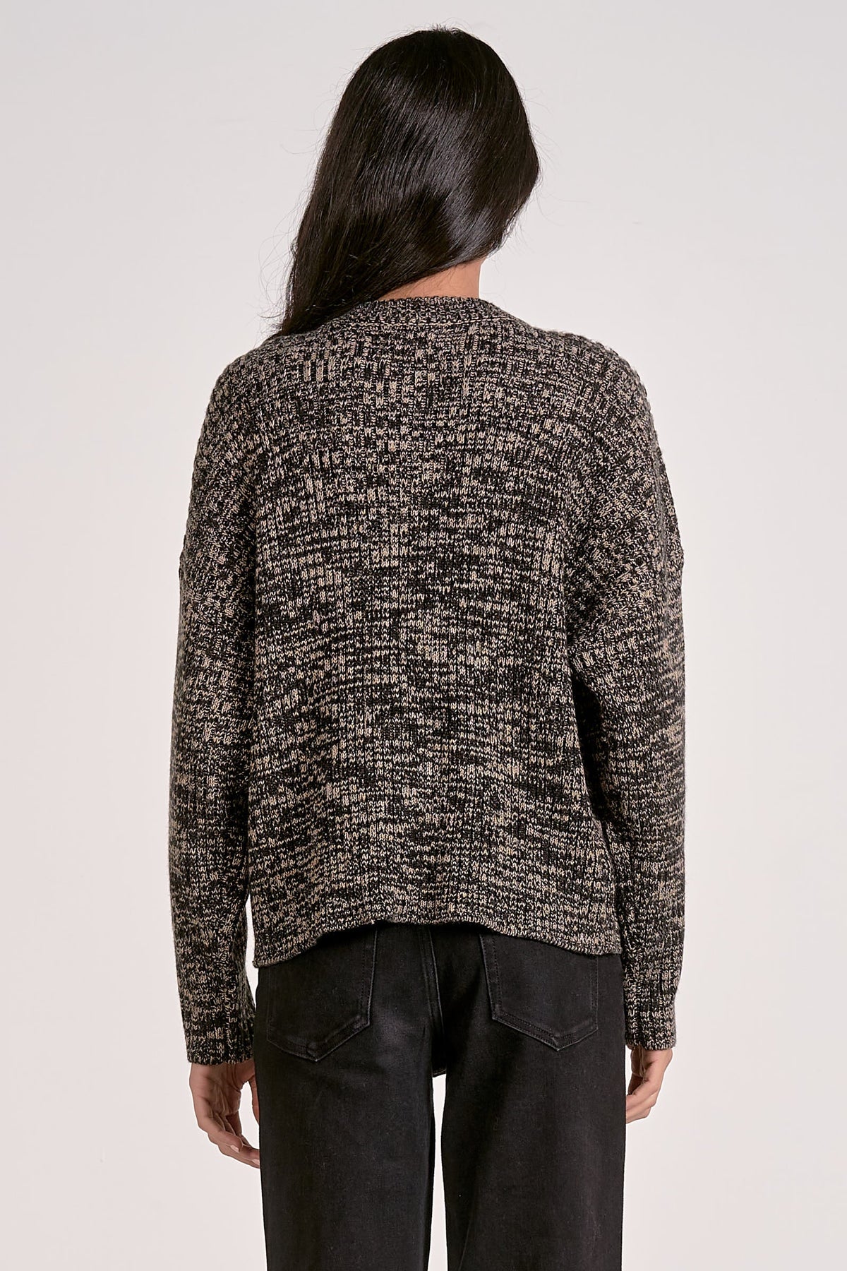 CREWNECK BLANKET SWEATER
